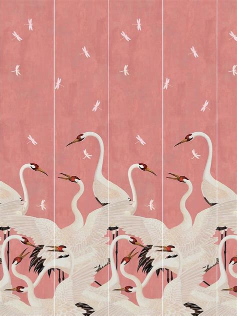 gucci swan wallpaper|gucci pink heron wallpaper.